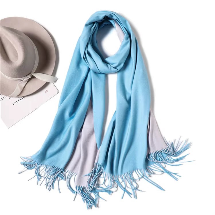 High-Quality Double-Sided Women's Cashmere Scarves