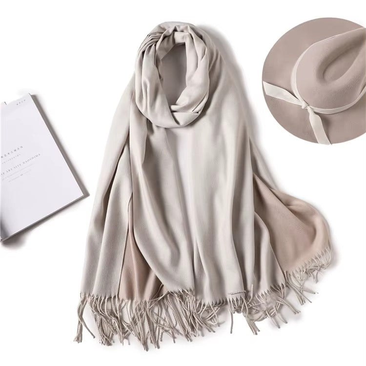 High-Quality Double-Sided Women's Cashmere Scarves